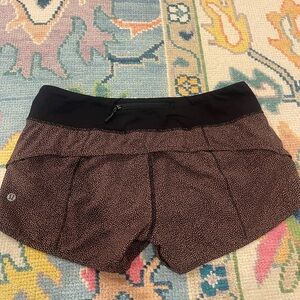 lululemon speed shorts